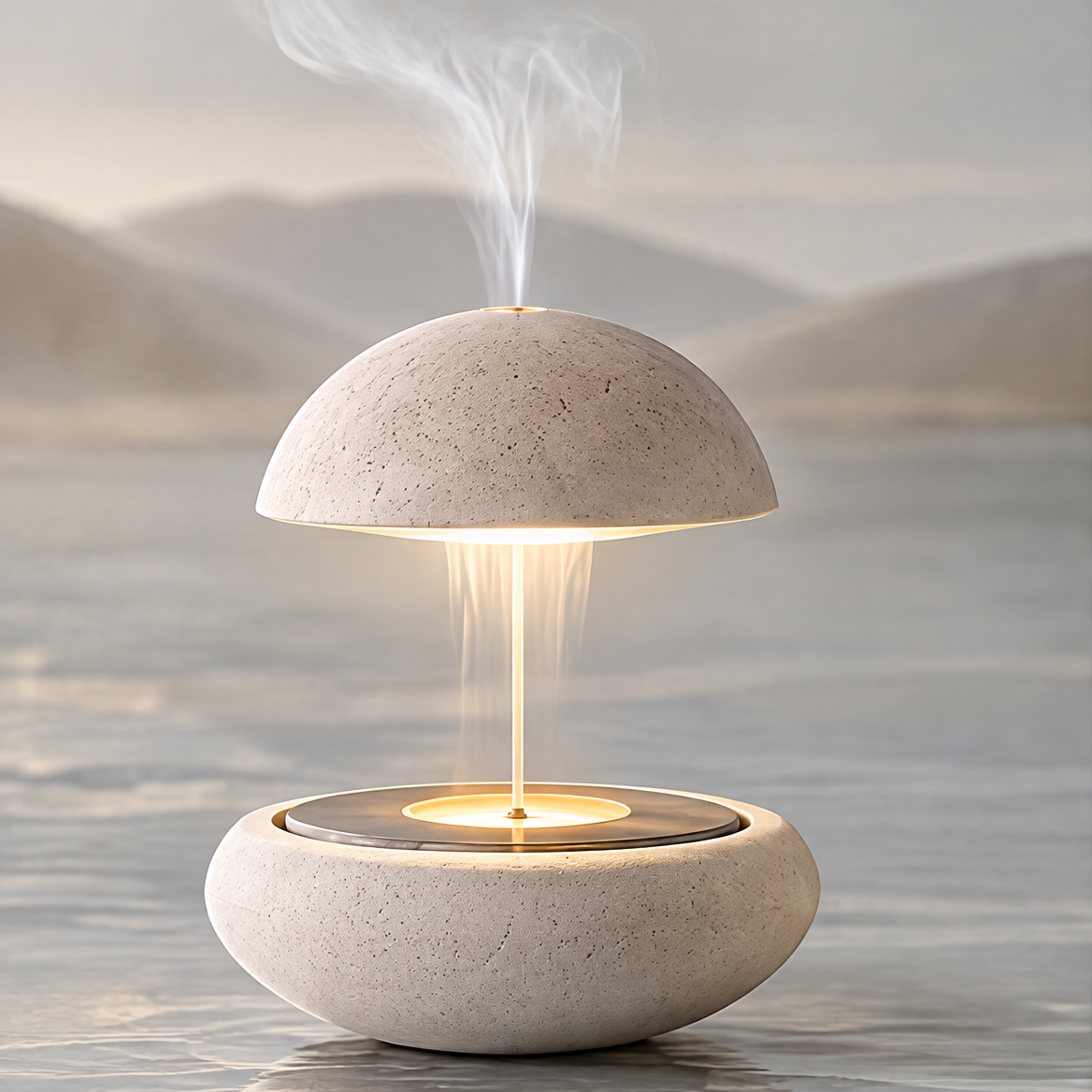 CARTOVE Aroma Diffuser in warm living room setting — Soothing Aromas