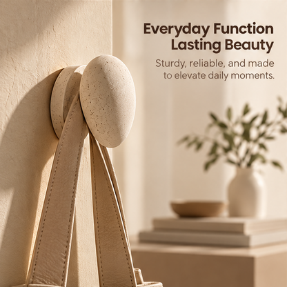 CARTOVE Stone Pebble Wall Hook large size close-up texture — Naturally Refined